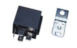 RELAY UNIVERSAL INVERSOR CON SOPORTE 5 TERMINALES 40AMP 24V