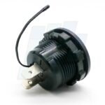 VOLTIMETRO DIGITAL CON SENSOR DE TEMPERATURA INTERIOR 12/24V PARA EMBUTIR - Imagen 3