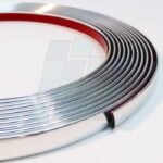 MOLDURA CROMADA PARA PEGAR 15mm X 8mts - Imagen 2