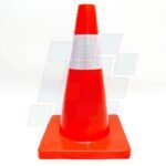 CONO DE SEGURIDAD FLEXIBLE CON MEMORIA 75cm CON REFLECTIVO - Imagen 2