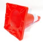 CONO DE SEGURIDAD FLEXIBLE CON MEMORIA 75cm CON REFLECTIVO - Imagen 3