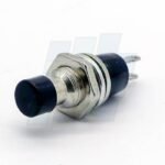 PULSADOR MINI NEGRO 12V