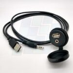 TOMACORRIENTE 1 USB CON PUNTO DE CONEXIÓN DE AUDIO auxiliar - Imagen 2