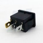 TECLA RECTANGULAR MINI 1 PUNTO CON LUZ ambar 12V - Imagen 2