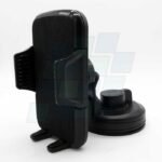 SOPORTE DE CELULAR con base ventosa, ajustable 360º, agarre grampa