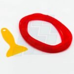 MOLDURA A PRESION SIN ESPATULA 4 METROS ROJA