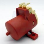 BOMBA LAVAPARABRISAS UNIVERSAL 1 SALIDAS 12V CON SOPORTE ROJA