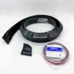 SPOILER ALERON TRASERO 1,50mts  X 5CM NEGRO BRILLANTE