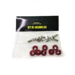 ARANDELAS ANODIZADAS KIT 8 PIEZAS ROJO - Imagen 2