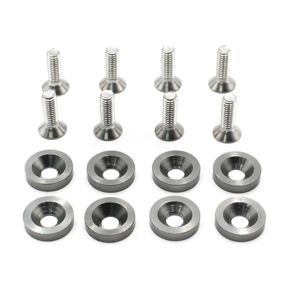 ARA-008 F ARANDELAS ANODIZADAS KIT 8 PIEZAS GRIS - Imagen 1