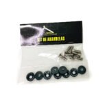 ARANDELAS ANODIZADAS KIT 8 PIEZAS GRIS - Imagen 2
