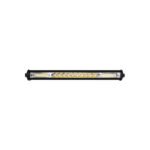 BARRA DE LED RECTANGULAR 26 LED BLANCO Y AMBAR 12/24V 102W 27CM