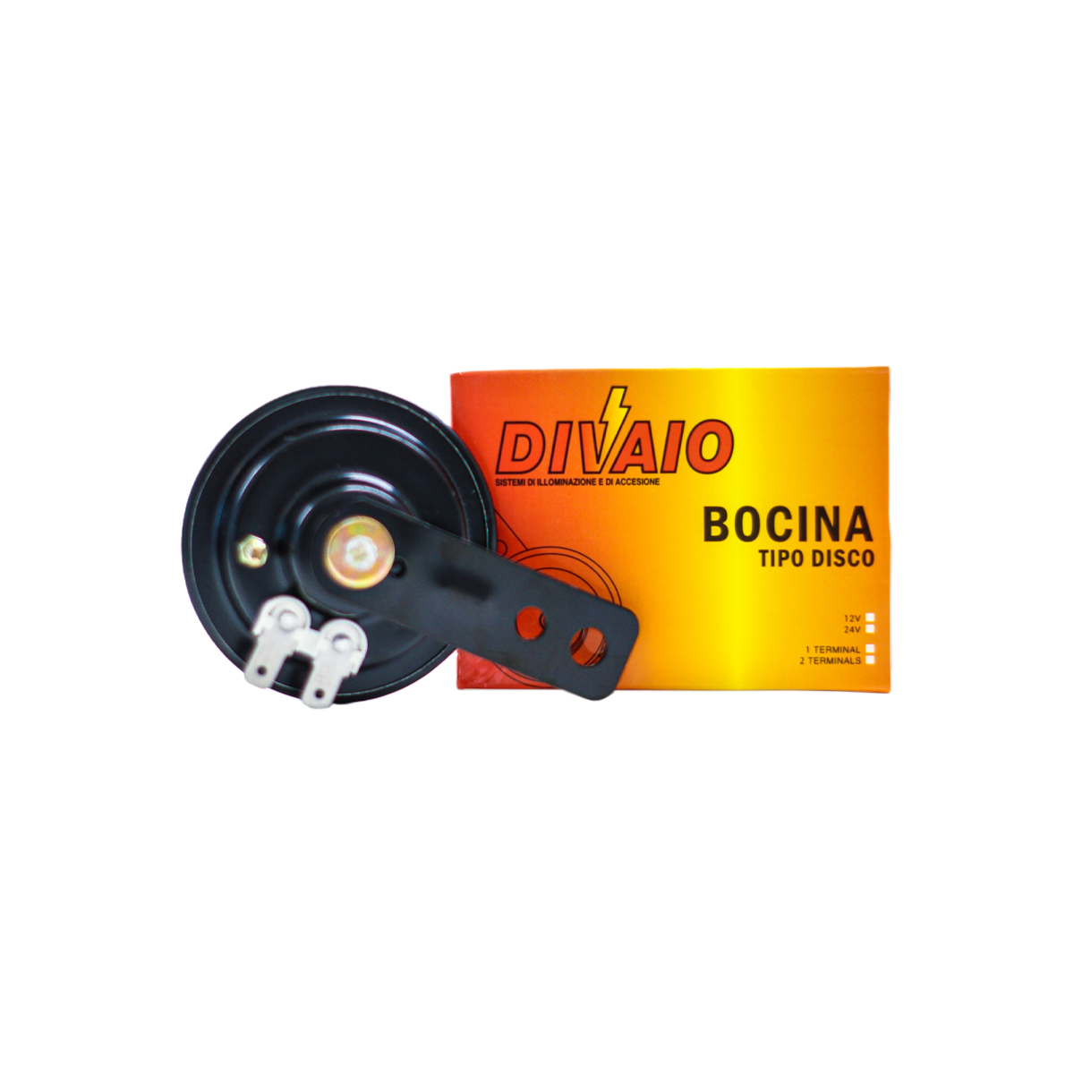 BOC20001 BOCINA BLINDADA 12V 70MM X UNIDAD 2 TERMINALES - Imagen 1