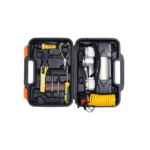 COMPRESOR DE AIRE DOBLE PISTON CON VALIJA Y HERRAMIENTAS - Imagen 4