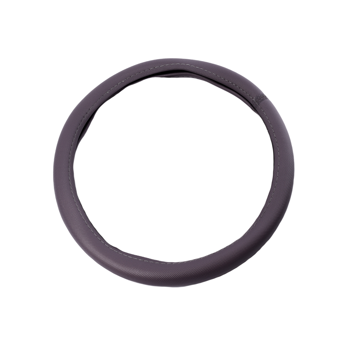 CV012 cubre volante imitacion cuero GRIS 38cm - Imagen 1