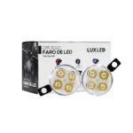 FAROS DE LED REDONDO 4 LED 12W 12V 3000LUX X PAR - Imagen 3