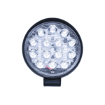 FARO DE LED REDONDO 14 LED AZUL 12V / 24V 42W X UNIDAD - Imagen 2