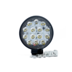 FARO DE LED REDONDO 14 LED BLANCO 12V / 24V 42W DELGADO X UNIDAD