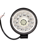 FARO DE LED REDONDO 33 LED  CON FLASH 12V / 24V 99 WATTS X UNIDAD