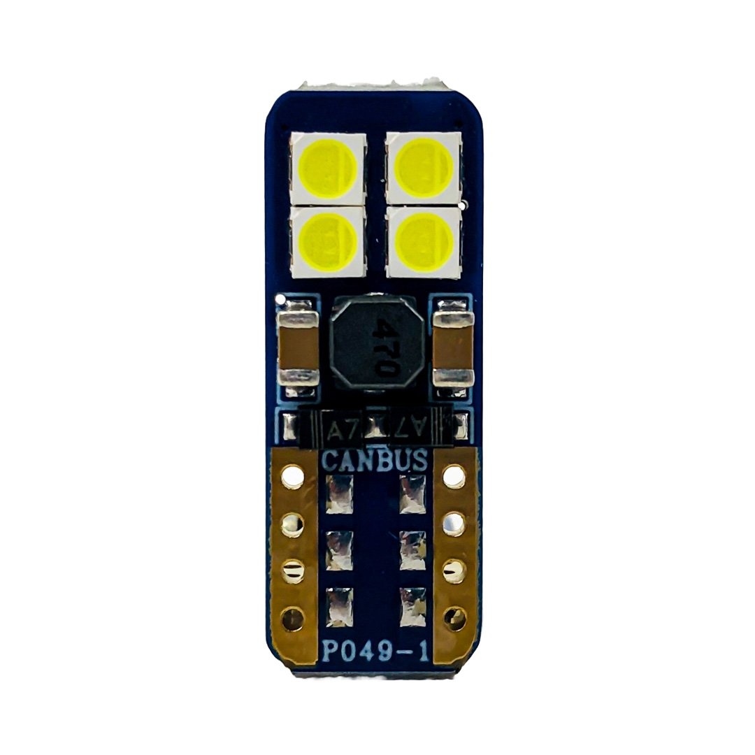 LED12961CSPBL T10 8 LED PLANA BLANCA - Imagen 1