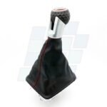 PERILLA PALANCA DE CAMBIOS GOLF IV, GTI, MK7, BORA, con base/marco, arito cromado BOCHA PELOTA DE GOLF, FUELLE CAJA DE 5TA