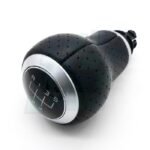 PERILLA PALANCA DE CAMBIOS GOLF IV, GTI, BORA, AUDI A3 A4 A5 A1 Q5 Q3 CAJA DE 5TA BOCHA CON VIRA PLATEADA