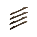 PROTECTOR DE PUERTA ADHESIVO BANANA TODO NEGRO 4 UNIDADES - Imagen 2