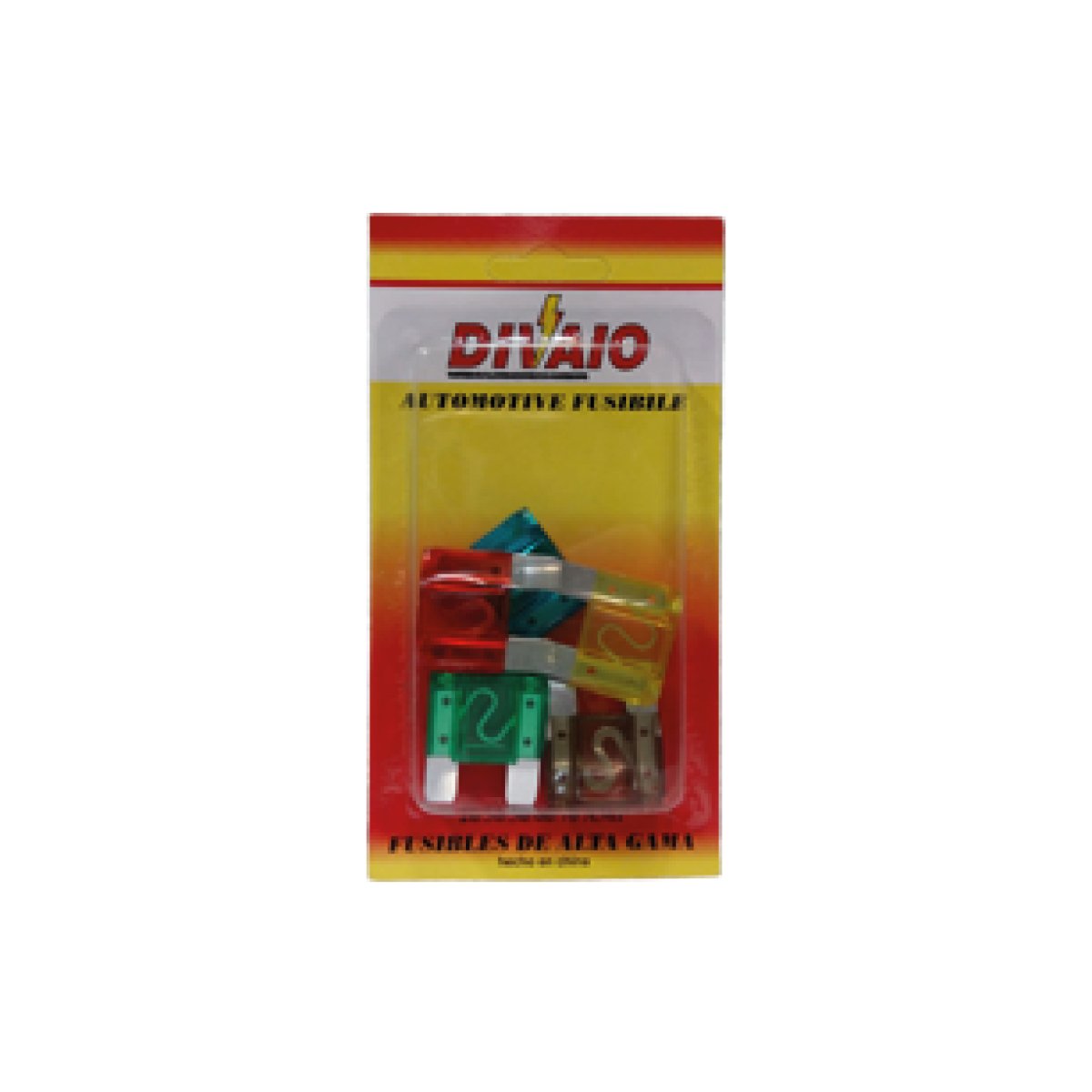 T114S BLISTER DE FUSIBLES MAXI 5 UNIDADES SURTIDAS - Imagen 1