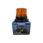 BALIZA LED FLASH REDONDA GIRA IMANTADA 12V. AMBAR - Imagen 2