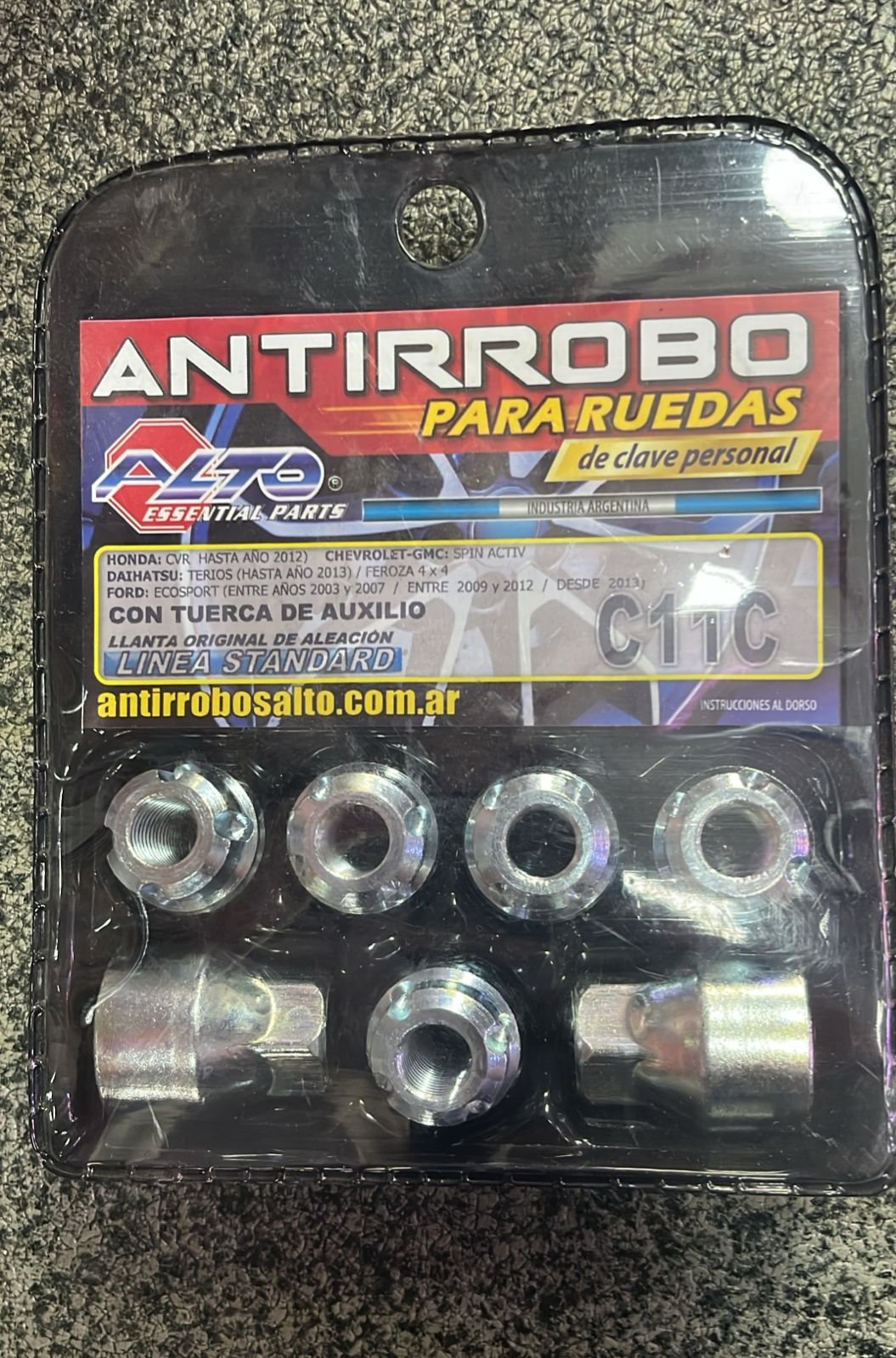 c11c. ANTIRROBO PARA RUEDA C11C ZINCADOS - Imagen 1