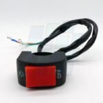 TECLA DE LUZ SWITCH PARA MOTO REDONDA DOBLE 2 TECLAS DE 1 PUNTO