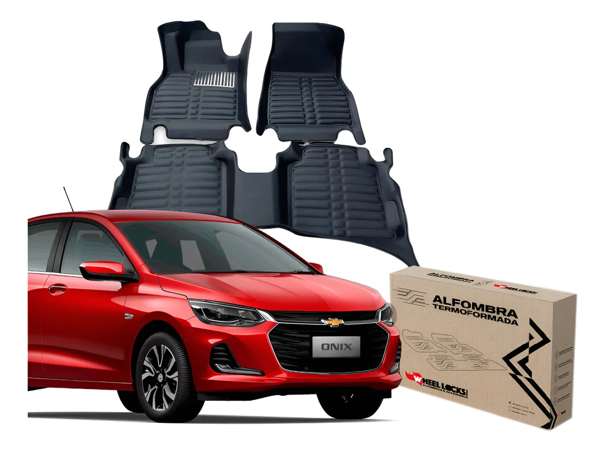 onix ALFOMBRA TERMOFORMADA CHEVROLET ONIX 2020-2026 MODELO LUXURY - Imagen 1