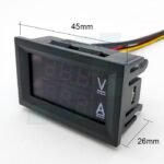 VOLTIMETRO Y AMPERIMETRO DIGITAL RECTANGULAR - Imagen 3